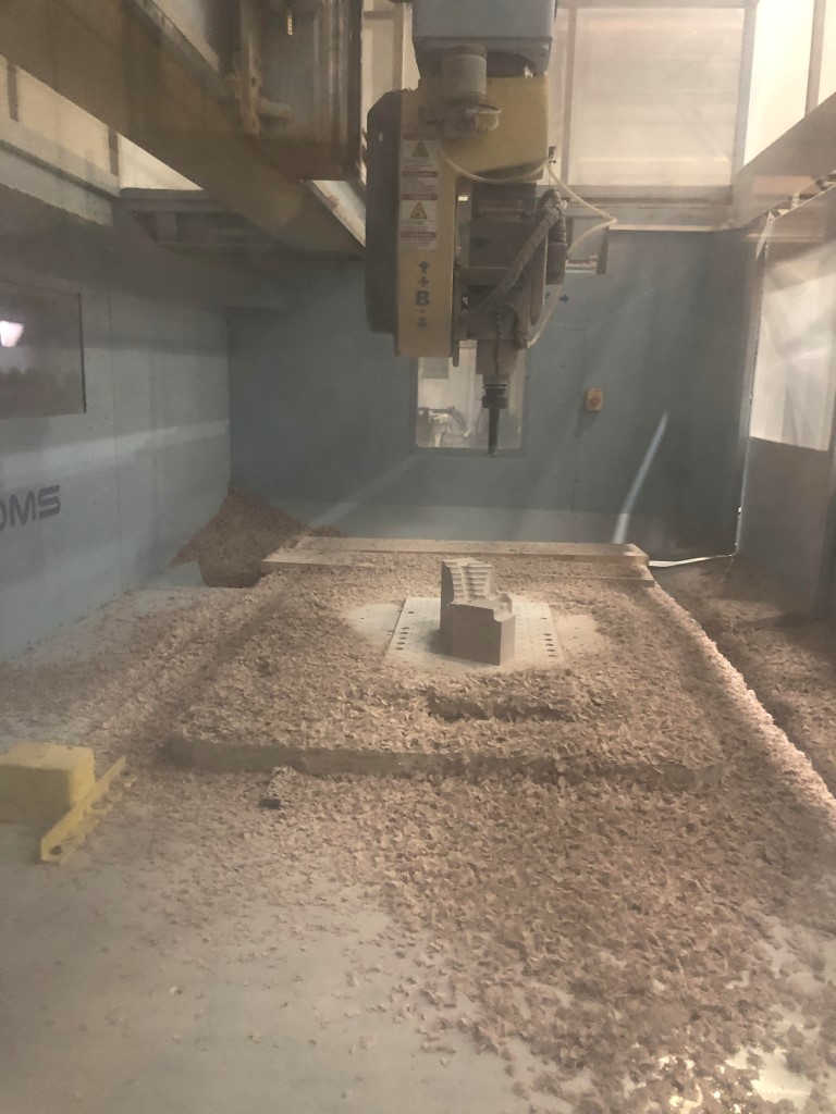 DMS Enclosed 5-Axis CNC Router, Machine ID: 8580